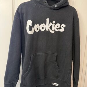 Men’s Black Cookie Logo Hoodie Sweatshirt